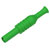 Electro PJP 1065-CD1-V Jack Plug 4 mm Pin Green 1pc 2.5 mm² Compatibility