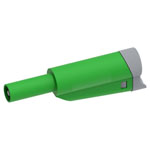 Electro PJP 1076-CD1-V Jack Plug 4mm Pin Green Screw Connection 1pc