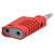 Electro PJP 1087-CD1-R Electro Jack Plug Straight 4mm Pin Red Dies press-fit 1pc