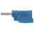 Electro PJP 1089-CD1-Bl Plug Straight Jack 4mm Pin Blue Press-Fit Terminal 1pc