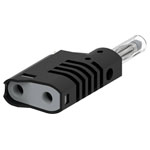 Electro PJP 1089-CD1-N Jack Plug 4mm Pin Black for 2.5mm² Cable 1pc