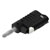 Electro PJP 1089-CD1-N Jack Plug 4mm Pin Black for 2.5mm² Cable 1pc