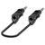 Electro PJP 2110-CD1-25N Test Lead Jack Plug 25cm Black 1pc