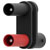 Electro PJP 21130-CD1 Test Lead Adapter BNC to 4mm Safety Red/Black