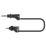 Electro PJP 2117-CD1-50N Test Lead Jack Plug 50cm Black 1pc