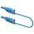Electro PJP 2710-IEC-CD1-100BL Test Lead 4mm Banana Jack 1m Blue