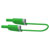 Electro PJP 2710-IEC-CD1-100V Test Lead Green 4mm Banana Jack 1m