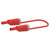 Electro PJP 2710-IEC-CD1-25R Test Lead 4mm Banana Jack 25cm Red