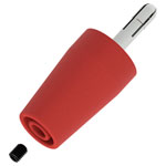 Electro PJP 3300-IEC-CD1-R Adapter Socket 4mm Pin Red 1pc