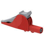 Electro PJP 5066-IEC-CD1-R Alligator Clip 4mm CAT III/IV Red 1pc