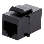 Encitech 2101-0115-01 Cat 5 RJ45 Connector 8P8C Twin Black 1pc