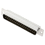 Encitech 2101-0180-04 DB37-SP D-Sub Pin Strip 37 Pins Solder 180° 1pc