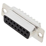 Encitech 2101-0180-12 Receptacle D-Sub 15-pin Solder Bucket 180° tray
