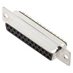 Encitech 2101-0180-13 DB25-SS 25-pin D-Sub Receptacle Solder Bucket