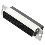 Encitech 2101-0190-15 D-Sub Receptacle 180° 50 Pins Crimp 1pc tray