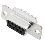 Encitech 2101-0200-11 D-Sub Receptacle 9-pin Solder Bucket tray