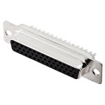 Encitech 2101-0300-13 D-Sub Receptacles 44 Pins Solder Bucket 180°