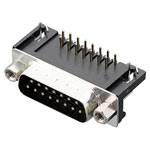 Encitech 2103-2100-02 D-Sub Pin Strip 90° 15 Pins Solder Tray 1pc