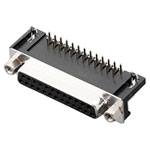 Encitech 2103-2100-13 DRB-25F-TBG-110 D-Sub Receptacle 25-pin solder