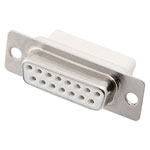 Encitech 2108-0190-12 D-Sub Receptacle 15 Pins 180° Crimp 1pc tray