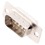 Encitech 2108-0200-01 DM09-SP-W D-Sub Pin Strip 9 Pins Solder Bucket