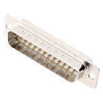 Encitech 2108-0200-03 DM25 Solder Bucket D-Sub Pin Strip 25 Pins 180°