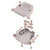 Encitech 2360-0102-14 D-Sub Housing 37 Pins plastic light grey