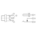 Encitech 3251-0008-18 Socket vertical 8P8C 1pc