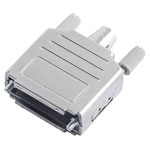 Encitech 6260-0105-01 D-Sub Housing 9 Pins Plastic Metallised Silver