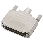 Encitech 6260-0105-03 D-Sub Housing 25 Pins Plastic Metallised Silver