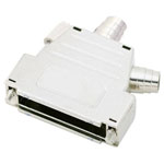 Encitech 6260-0106-03 Housing D-Sub 25-pin metallised silver 180°/45°