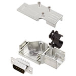 Encitech 6355-0065-01 D-Sub Pin Strip set 90° 9 Pins Solder Bucket