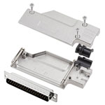 Encitech 6355-0065-04 D-Sub Pin Strip set 90° 37 Pins Solder Bucket