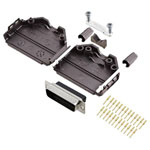 Encitech 6355-0078-03 D-Sub Pin Strip set 180° 25 Pins Crimp 1 piece