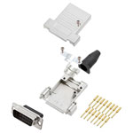 Encitech 6355-0089-02 DTSL15-SJSRG-T-DBCP-K D-Sub Pin Strip set 15 pins