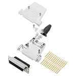 Encitech 6355-0089-13 D-Sub Receptacle set 25 Pins Crimp 180° 1pc