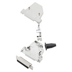 Encitech 6355-0091-33 DTSL25-SJSRG-S D-Sub Receptacle set 25 Pins Solder