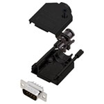 Encitech 6355-0101-21 D-Sub Pin Strip set 9 Pins 180° Solder Bucket