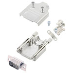 Encitech 6355-8006-01 D-Sub Pin Strip Set 9 Pins 180° Solder Bucket