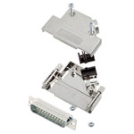 Encitech 6355-8009-03 D-Sub Pin Strip set 25 Pins 45° Solder Bucket