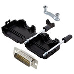 Encitech 6355-8011-02 D-Sub Pin Strip set 180° 26 Pins Solder Bucket