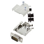 Encitech 6355-8013-01 D-Sub Pin Strip set 45° 15 Pins 1pc