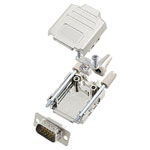 Encitech 6355-8014-01 D-Sub Pin Strip set 15 Pins Solder Bucket