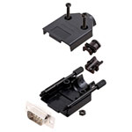 Encitech 6355-8032-01 DTPK-P D-Sub Pin Strip Set 9 Pins Solder Bucket