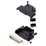 Encitech 6355-8034-03 D-Sub Pin Strip set 25 Pins 45° Solder Bucket