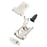Encitech 6355-8040-31 D-Sub Receptacle Set 180° 9-Pin Solder Bucket
