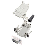 Encitech 6355-8044-01 D-Sub Pin Strip set 9 Pins 180° Solder Bucket