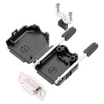 Encitech 6355-8054-11 D-Sub Receptacle Set 9-Pin Solder Bucket 180°