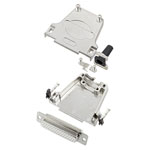 Encitech 6355-8063-13 DTZF25-HDS44-W-K 44-pin D-Sub Receptacle 180° solder