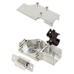 Encitech 6355-8066-11 D-Sub Receptacle set 15 Pins Solder Bucket 90°